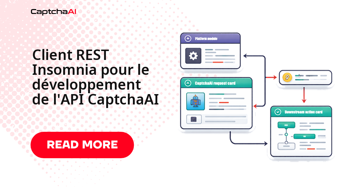 Client REST Insomnia pour le développement de l'API CaptchaAI