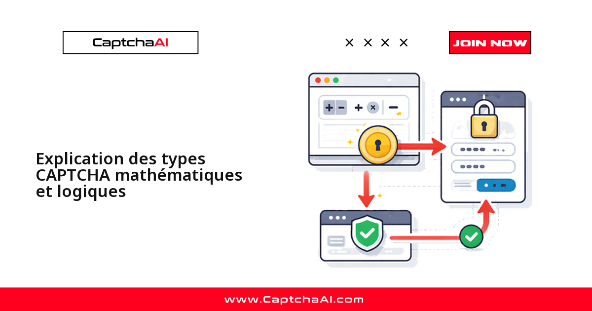 Explication des types CAPTCHA mathématiques et logiques