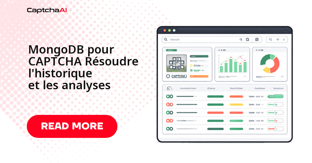 MongoDB pour CAPTCHA Résoudre l'historique et les analyses
