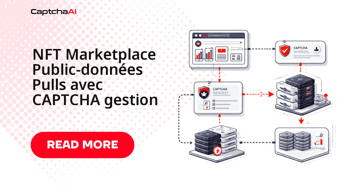 NFT Marketplace Public-données Pulls avec CAPTCHA gestion