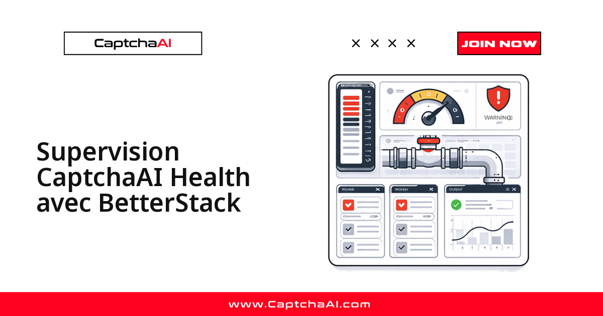 Supervision CaptchaAI Health avec BetterStack