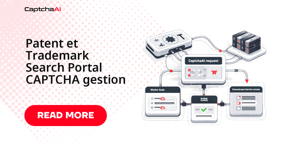 Patent et Trademark Search Portal CAPTCHA gestion