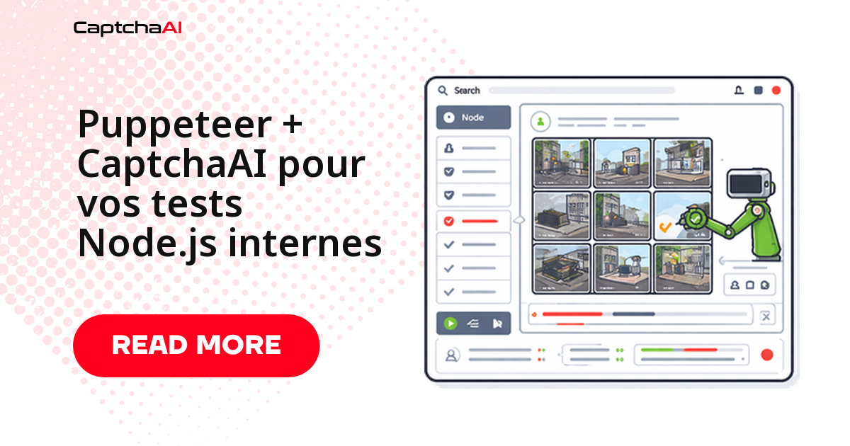 Puppeteer + CaptchaAI pour vos tests Node.js internes
