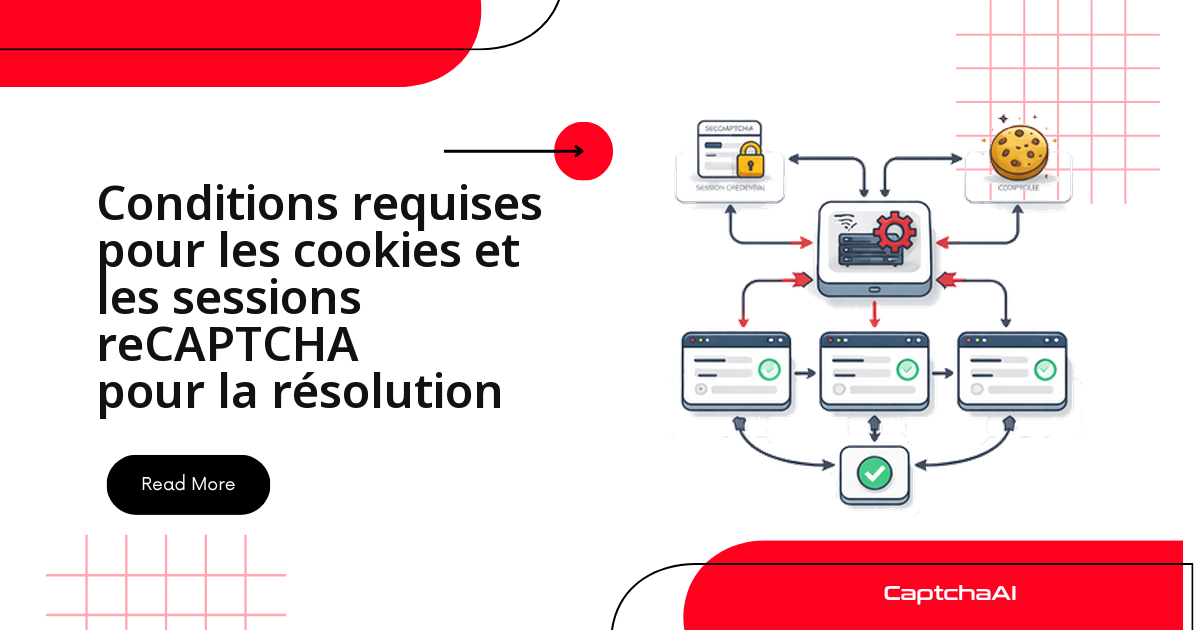 Conditions requises pour les cookies et les sessions reCAPTCHA pour la résolution