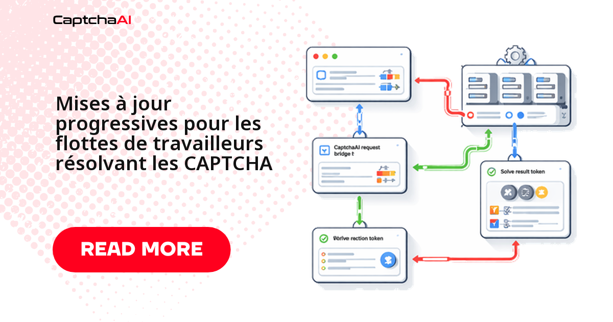 Mises à jour progressives pour les flottes de travailleurs résolvant les CAPTCHA