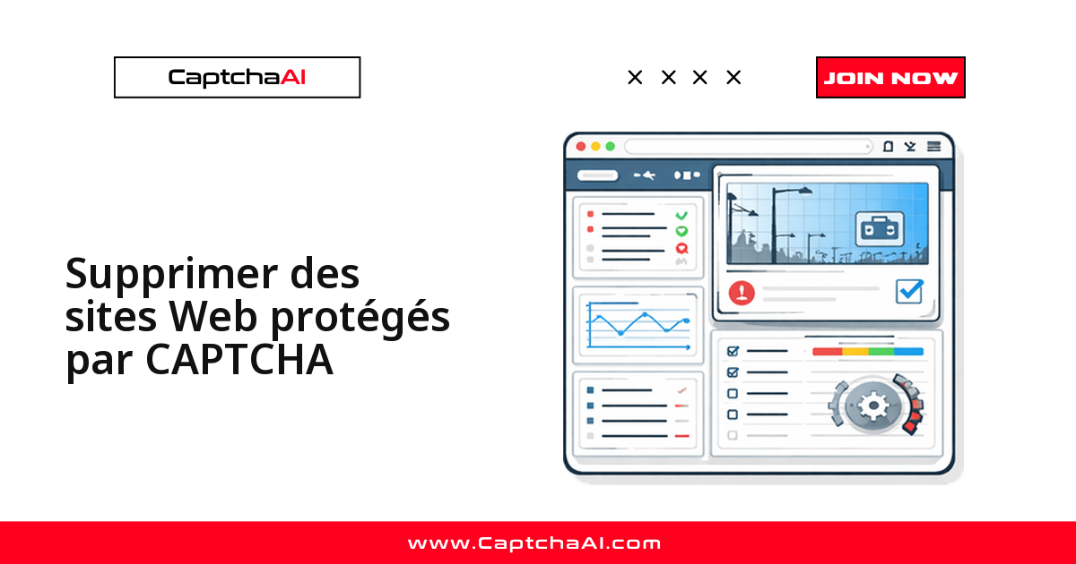 Supprimer des sites Web protégés par CAPTCHA