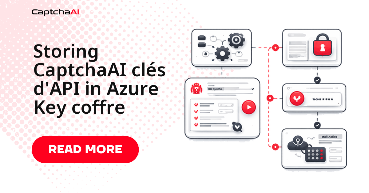 Storing CaptchaAI clés d'API in Azure Key coffre