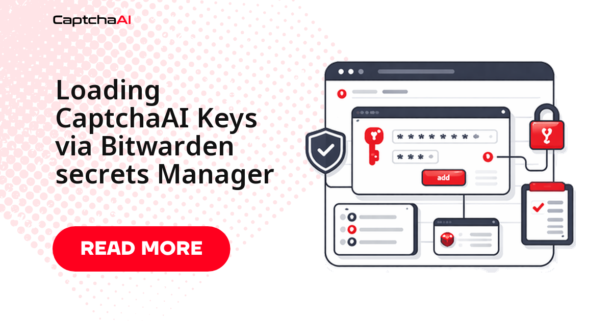 Loading CaptchaAI Keys via Bitwarden secrets Manager