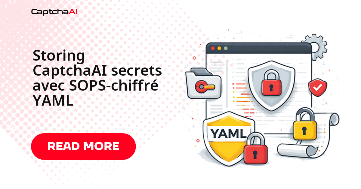 Storing CaptchaAI secrets avec SOPS-chiffré YAML