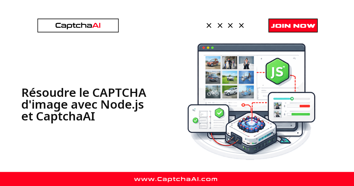 Résoudre le CAPTCHA d'image avec Node.js et CaptchaAI
