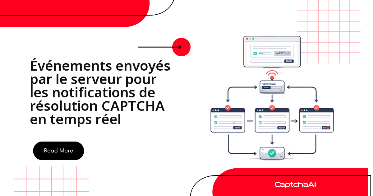 Événements envoyés par le serveur pour les notifications de résolution CAPTCHA en temps réel
