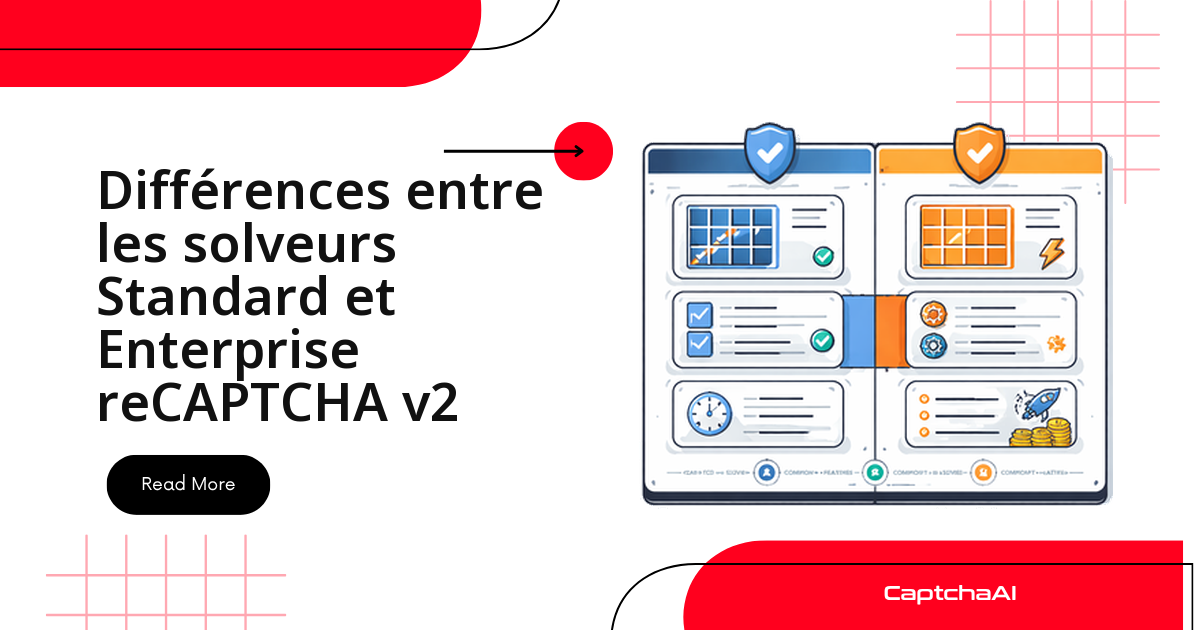 Différences entre les solveurs Standard et Enterprise reCAPTCHA v2