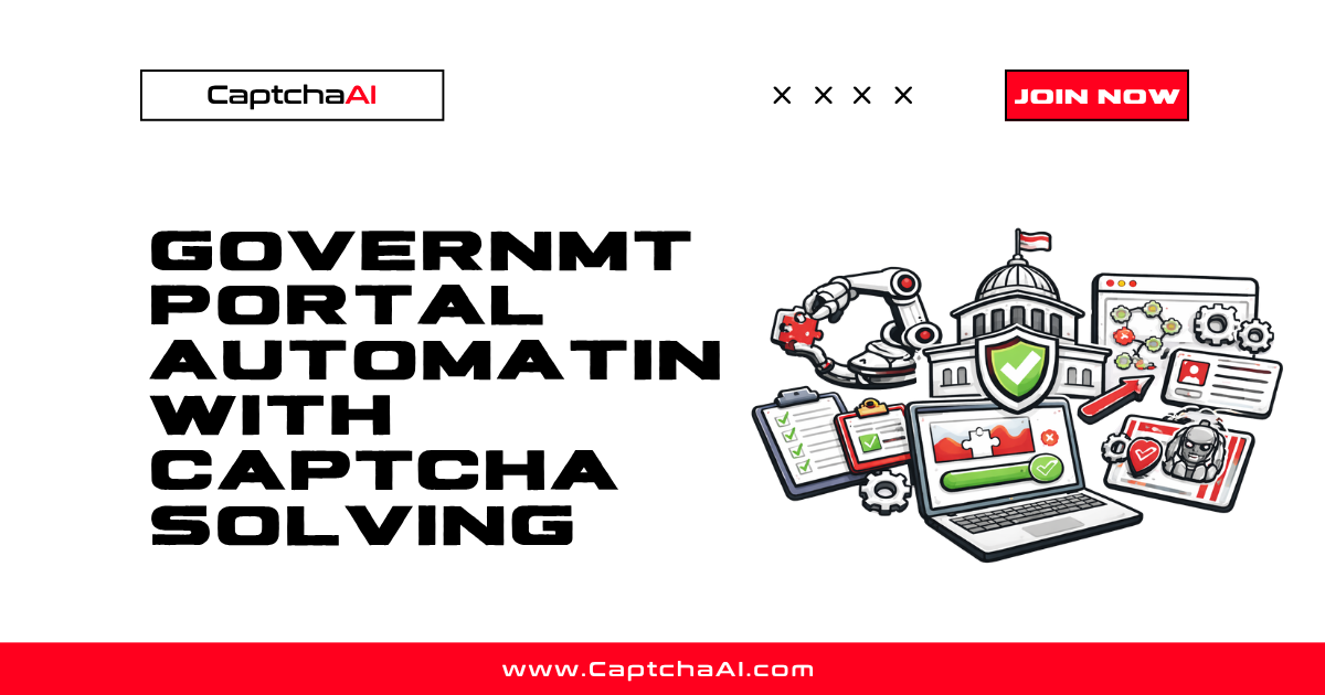 Government Portal Automation with CAPTCHA Solving