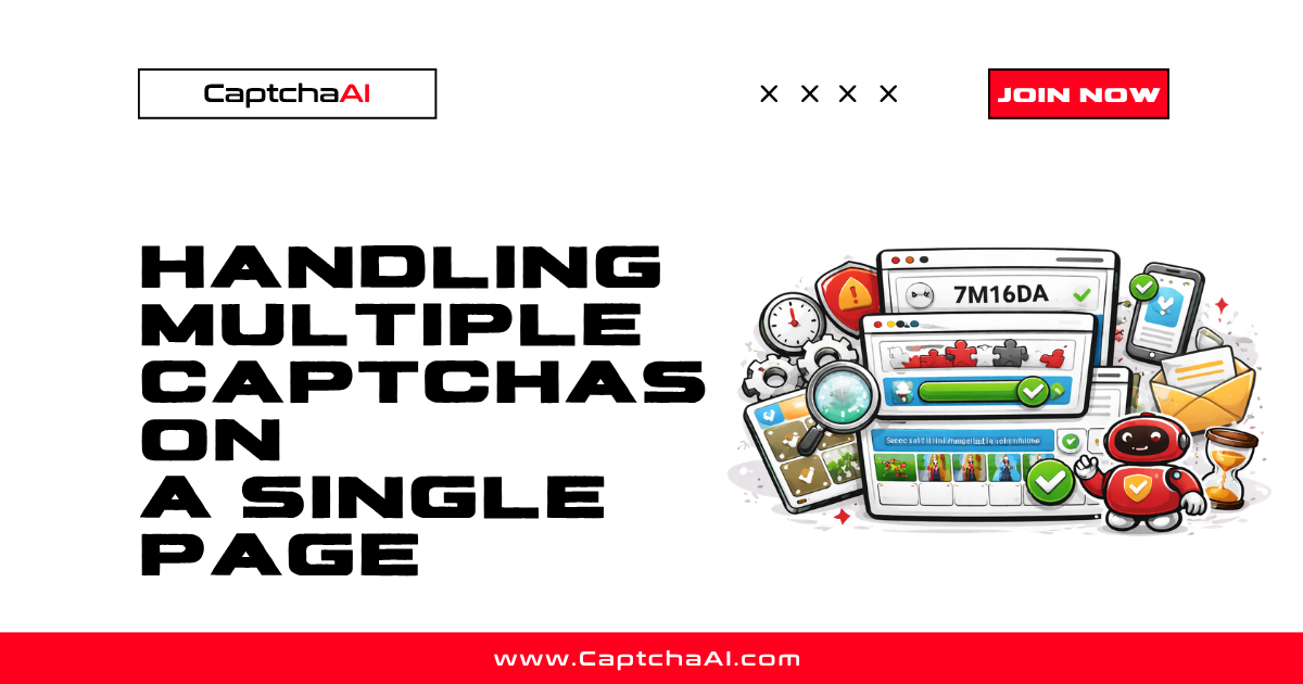 Handling Multiple CAPTCHAs on a Single Page