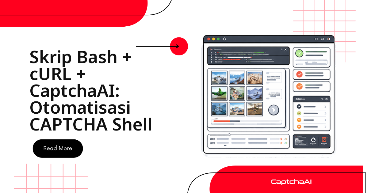 Bash + cURL + CaptchaAI: Otomatisasi CAPTCHA Shell
