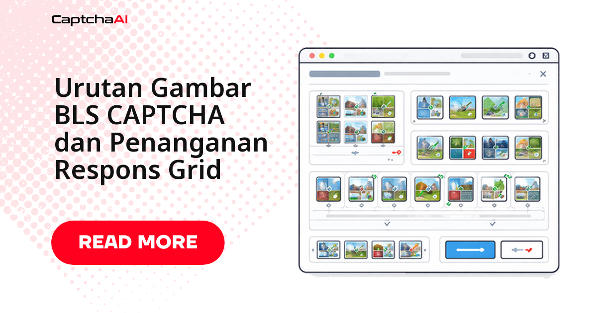 Urutan Gambar BLS CAPTCHA dan Penanganan Respons Grid