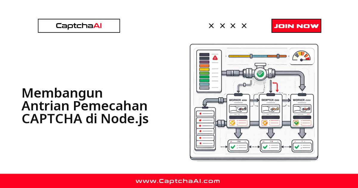 Membangun Antrian Pemecahan CAPTCHA di Node.js