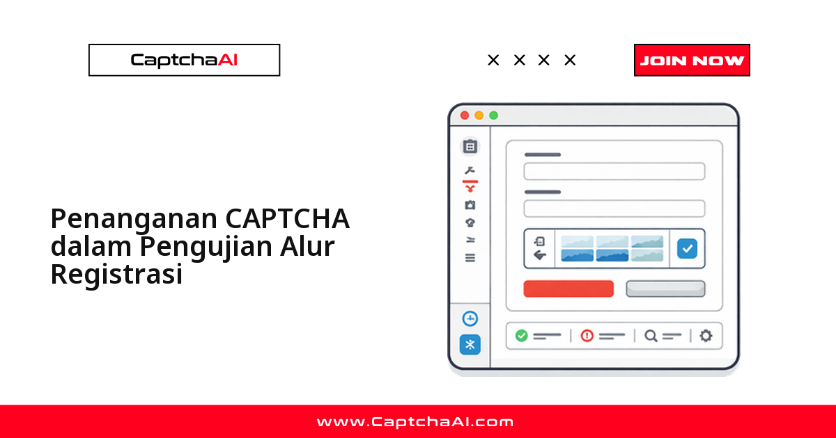 Penanganan CAPTCHA dalam Pengujian Alur Registrasi