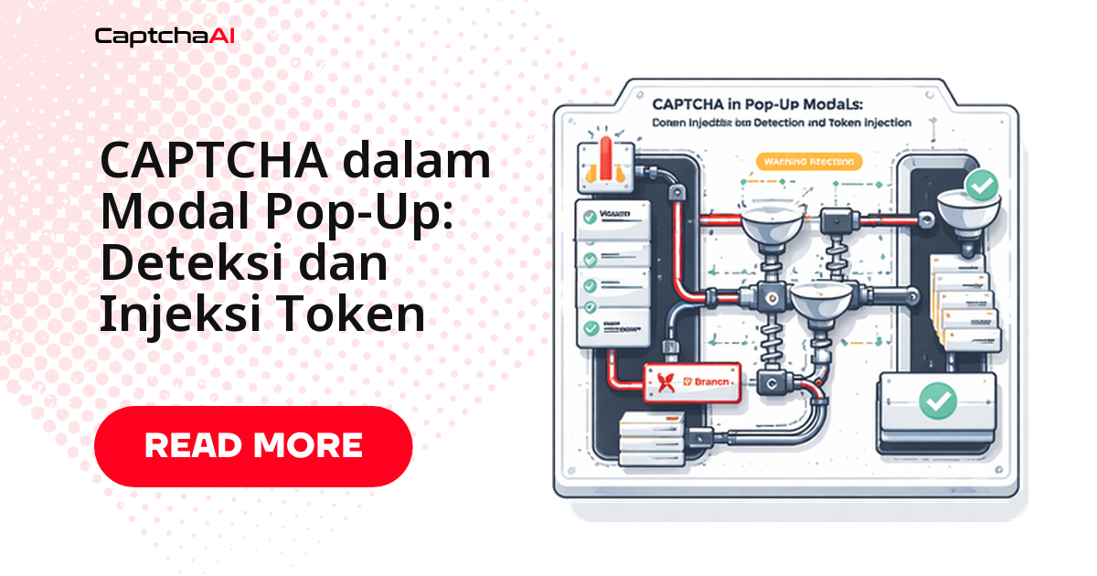 CAPTCHA dalam Modal Pop-Up: Deteksi dan pengaturan token