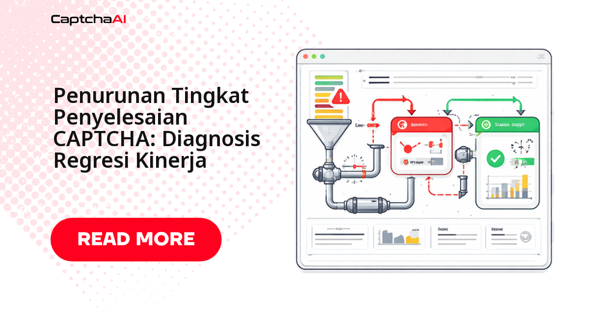 Penurunan Tingkat Penyelesaian CAPTCHA: Diagnosis Regresi Kinerja