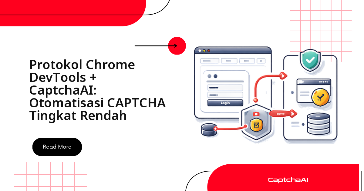 Chrome DevTools Protocol + CaptchaAI untuk diagnostik CAPTCHA di lingkungan pengujian