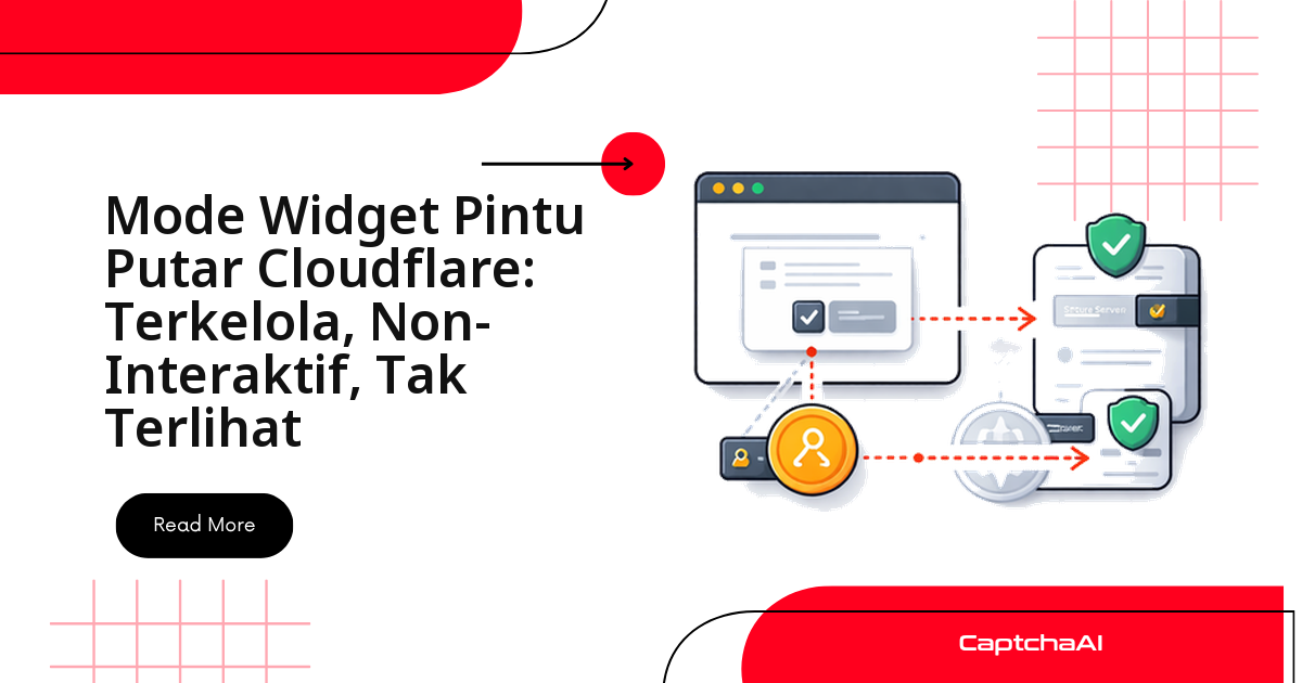 Mode Widget Cloudflare Turnstile: Managed, Non-Interaktif, Invisible