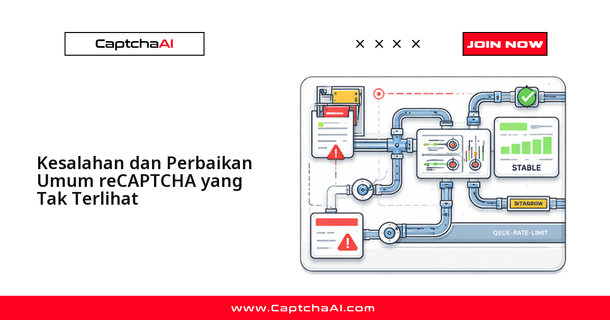 Kesalahan dan Perbaikan Umum reCAPTCHA Invisible