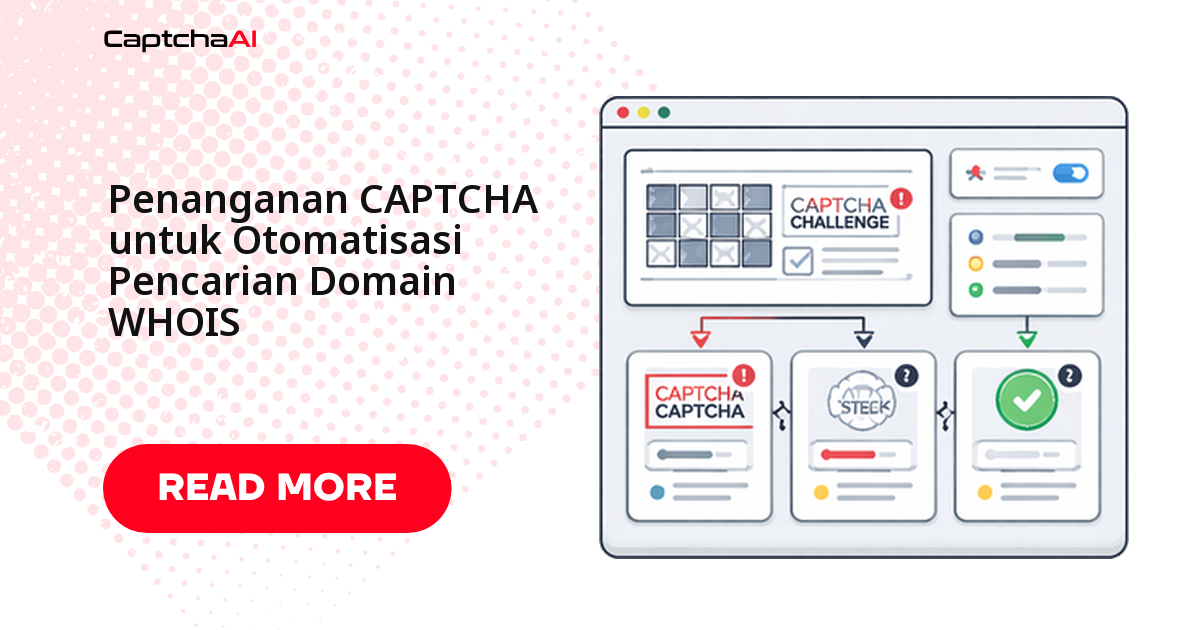Penanganan CAPTCHA untuk Otomatisasi Pencarian Domain WHOIS