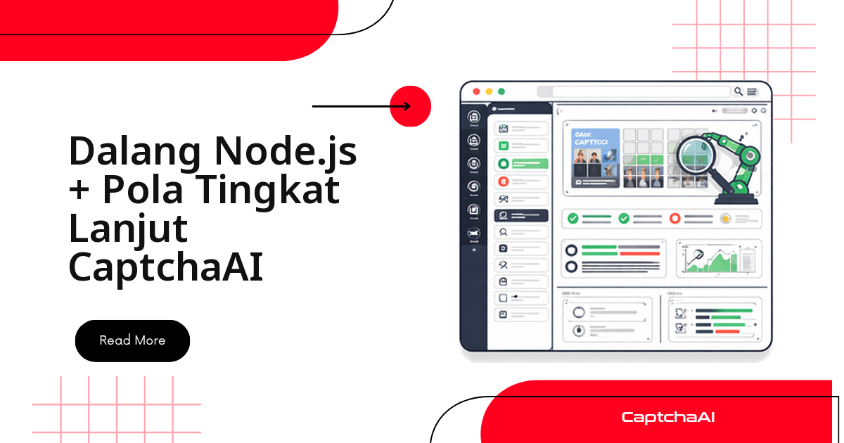 Pola lanjutan Puppeteer + CaptchaAI untuk QA milik sendiri