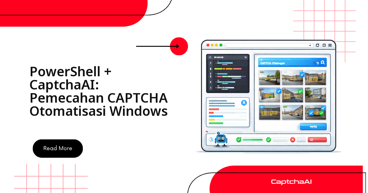 PowerShell + CaptchaAI: Solve CAPTCHA di Windows Automation