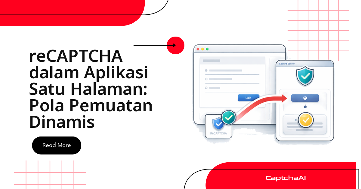 reCAPTCHA di Single Page Application: Pola Dynamic Loading