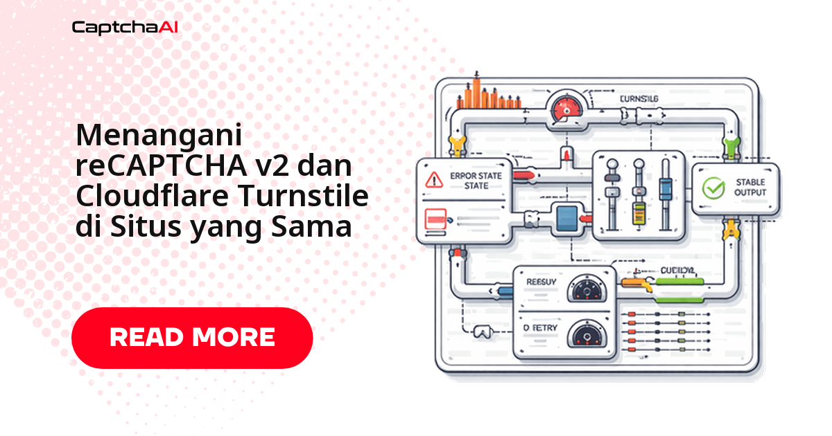 Menangani reCAPTCHA v2 dan Cloudflare Turnstile di Situs yang Sama