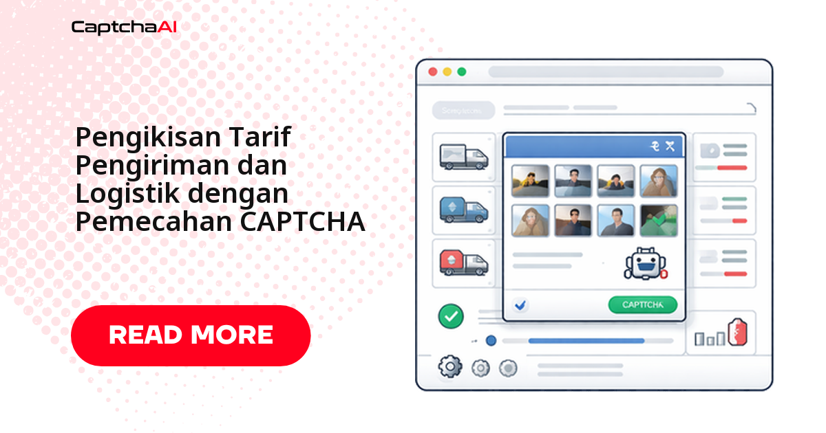 Pengujian QA kalkulator tarif kirim milik sendiri dengan CAPTCHA