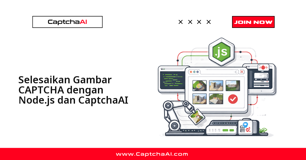 Solve Image CAPTCHA dengan Node.js dan CaptchaAI