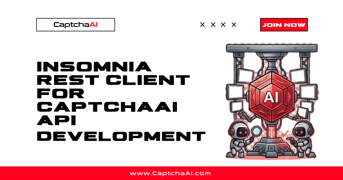 Insomnia REST Client for CaptchaAI API Development
