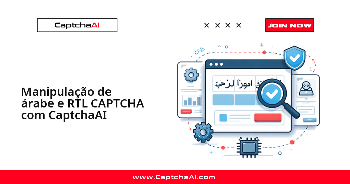 Manipulação de árabe e RTL CAPTCHA com CaptchaAI