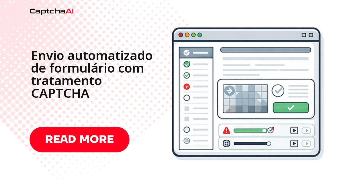 Envio automatizado de formulário com tratamento CAPTCHA