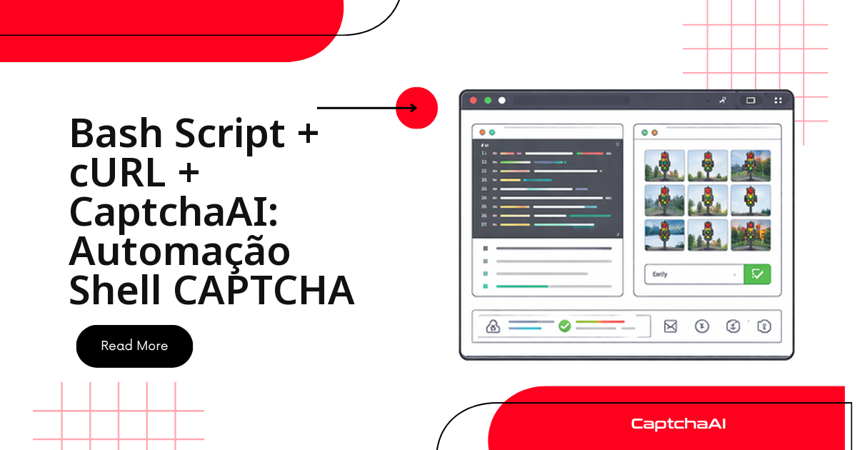 Bash Script + cURL + CaptchaAI: Automação Shell CAPTCHA