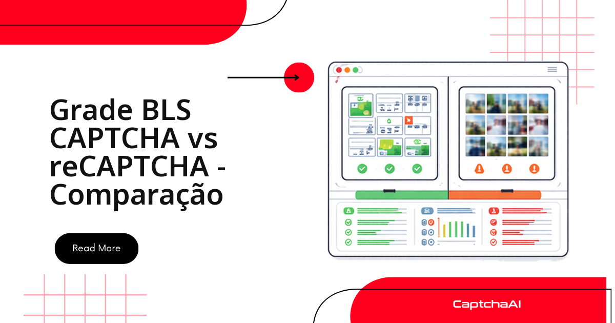 Grade BLS CAPTCHA vs reCAPTCHA - Comparação