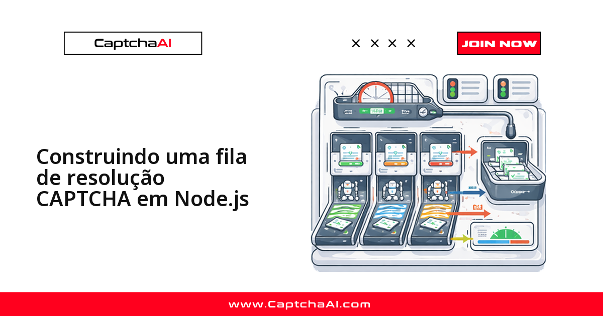Construindo uma fila de resolução CAPTCHA em Node.js