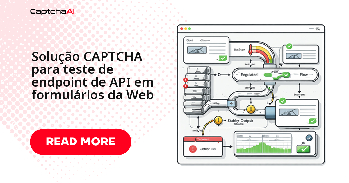 Solução CAPTCHA para teste de endpoint de API em formulários da Web