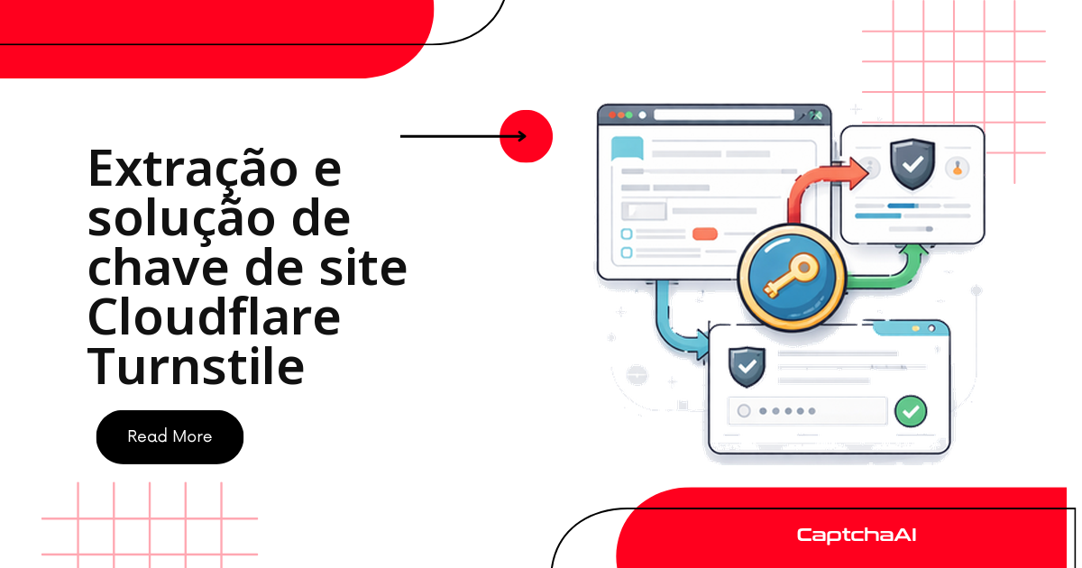 Extração e solução de chave de site Cloudflare Turnstile