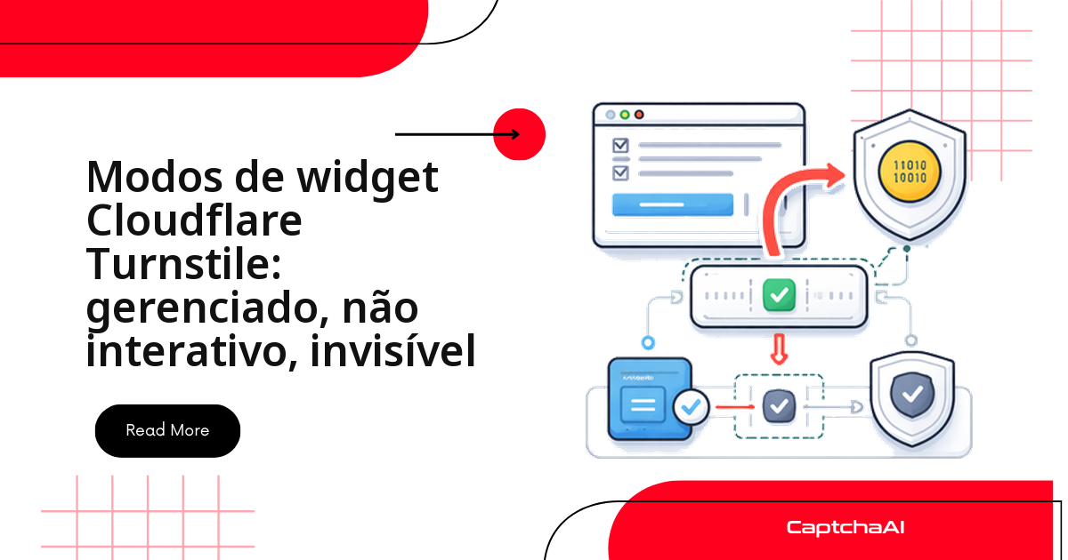 Modos de widget Cloudflare Turnstile: gerenciado, não interativo, invisível