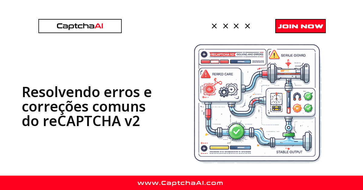 Resolvendo erros e correções comuns do reCAPTCHA v2