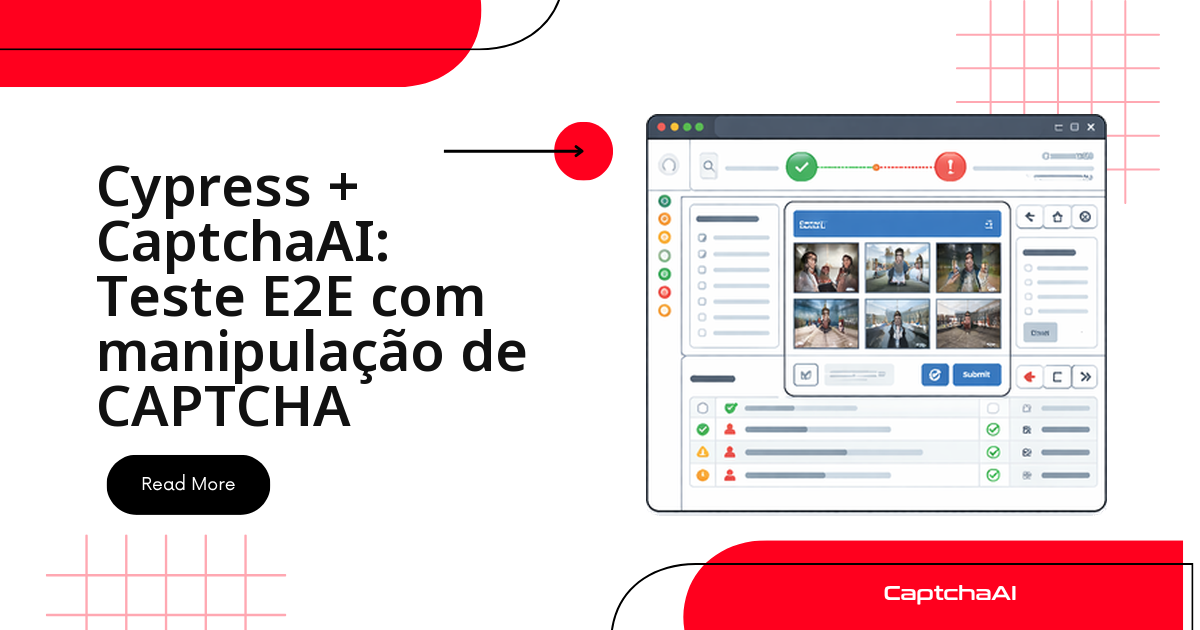 Cypress + CaptchaAI: Teste E2E com manipulação de CAPTCHA