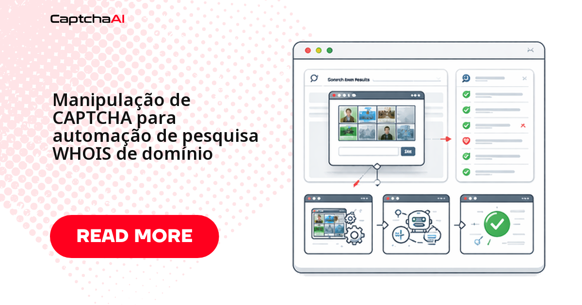 Manipulação de CAPTCHA para automação de pesquisa WHOIS de domínio