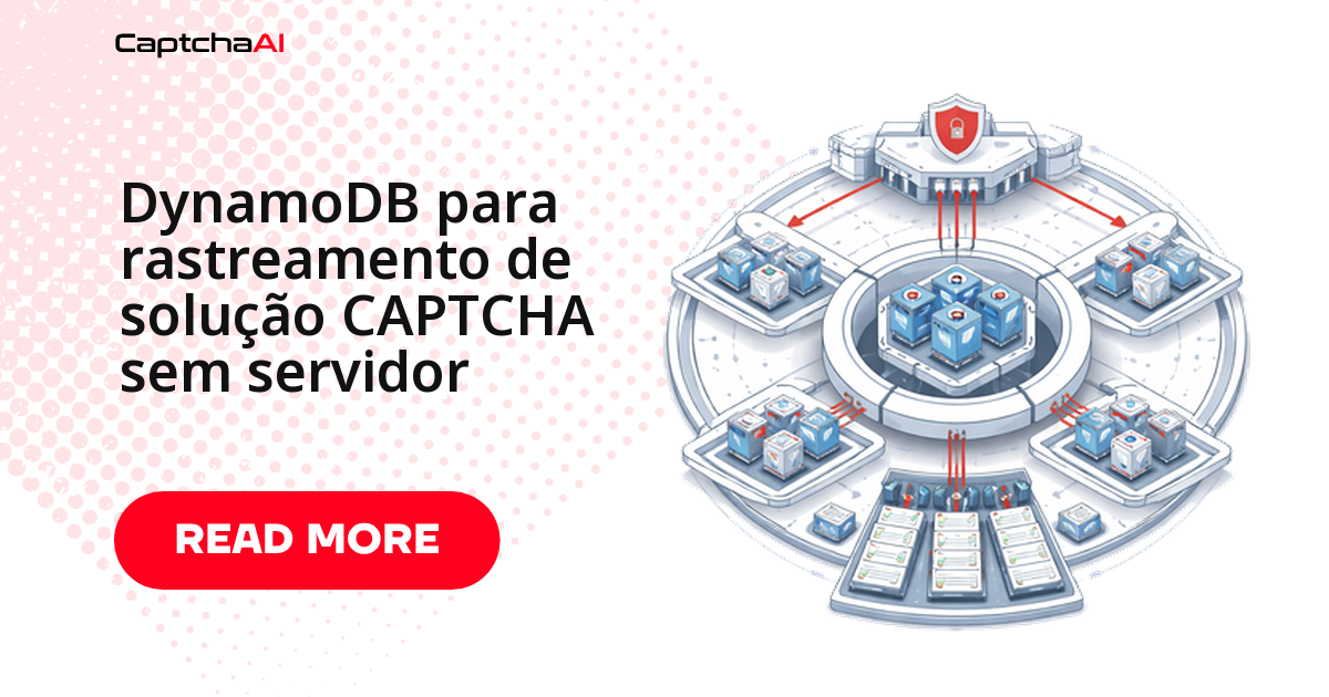 DynamoDB para rastreamento de solução CAPTCHA sem servidor