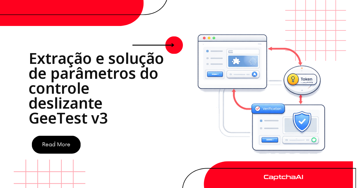 Extração e solução de parâmetros do controle deslizante GeeTest v3