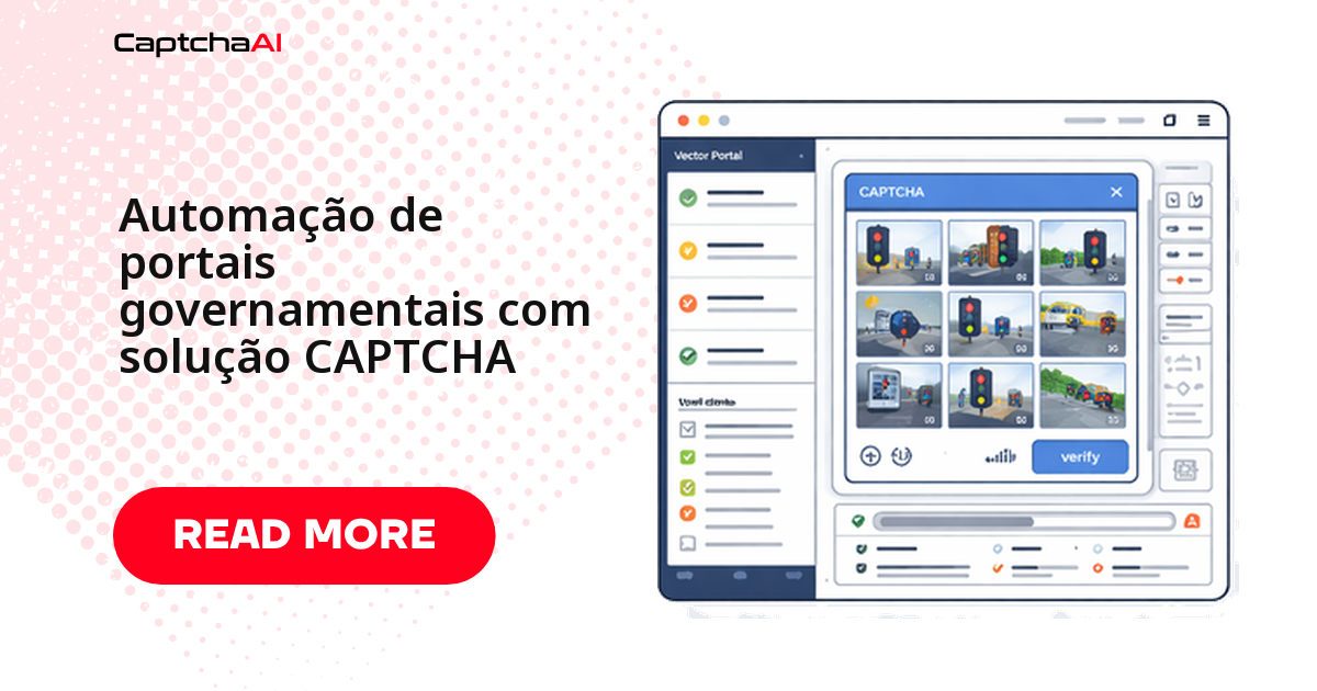 Automação de portais governamentais com solução CAPTCHA