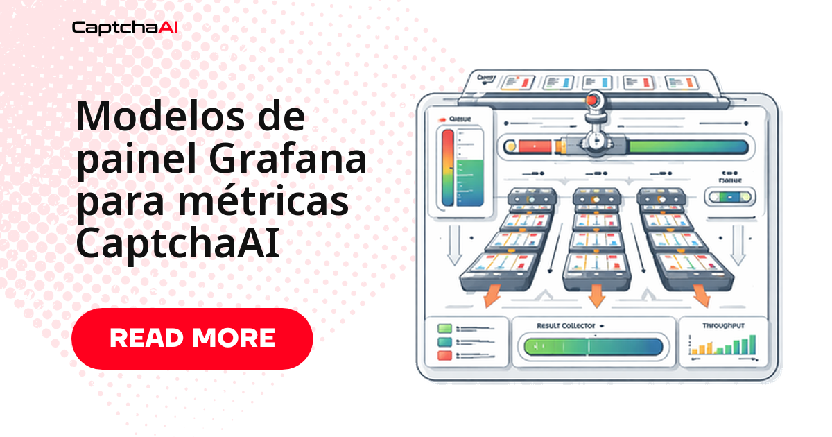 Modelos de painel Grafana para métricas CaptchaAI